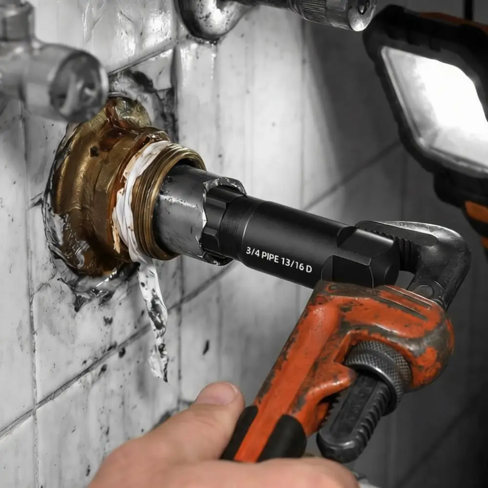 Pipe Thread Repair Hardware Kit Chrome Molybdenum Steel Screw Extractor Damaged Bolt Remover Plumbing Maintenance
