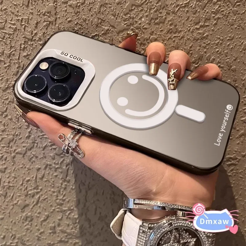 For Samsung Galaxy A05S A54 A52S A13 A04S A03S A02S A14 A12 M12 A50S A30S A11 Phone Case Draw U-shaped Smiling Shockproof Cover