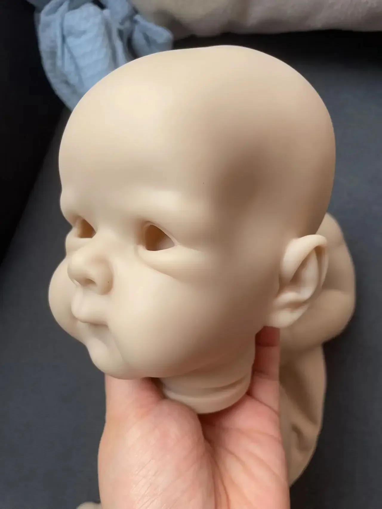 19inch Bettie Reborn Baby Kit Soft Cloth Body Lifelike Reborn Unpainted Kit DIY Doll Kit Toys