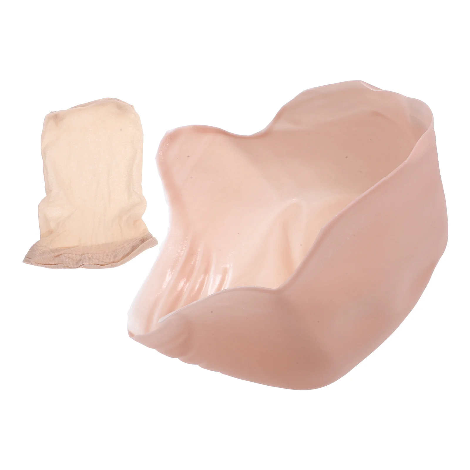 

1Set Cosplay Silicone Bald Cap Realistic Stretchy Bald Head Cover Costume Accessory Caps Cosplay Accessory