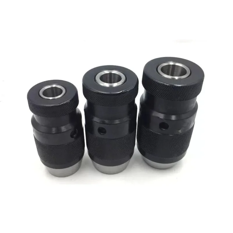 1PC Automatic Locking Self-tightening Drill Chuck Keyless B10 B12 B16 B18 B22 Lathe tools Toolhoder MTA MTB R8 C20 For Drill
