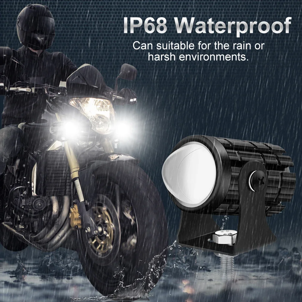 Car led work light Projector Lens Hi-lo beam Motorcycle dirt bike spotlight auxiliary lamp led fog light for trucks SUVs UTV ATV