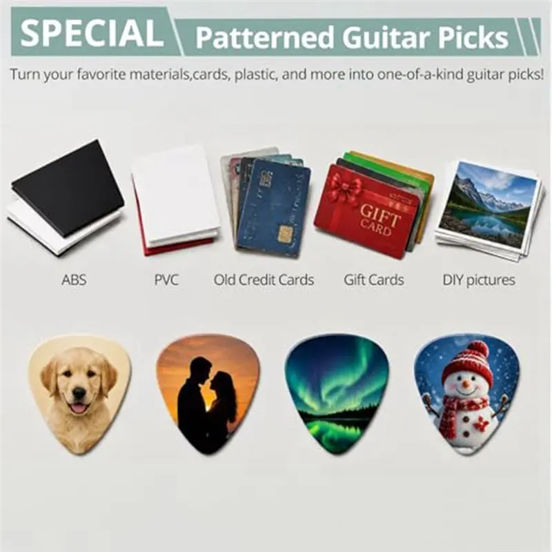 A99I-Guitar Pick For DIY Tools Heavy Duty For Guitarists Musicians Create Guitar Picks Maker Punch Tool For Unique Guitar Pickin
