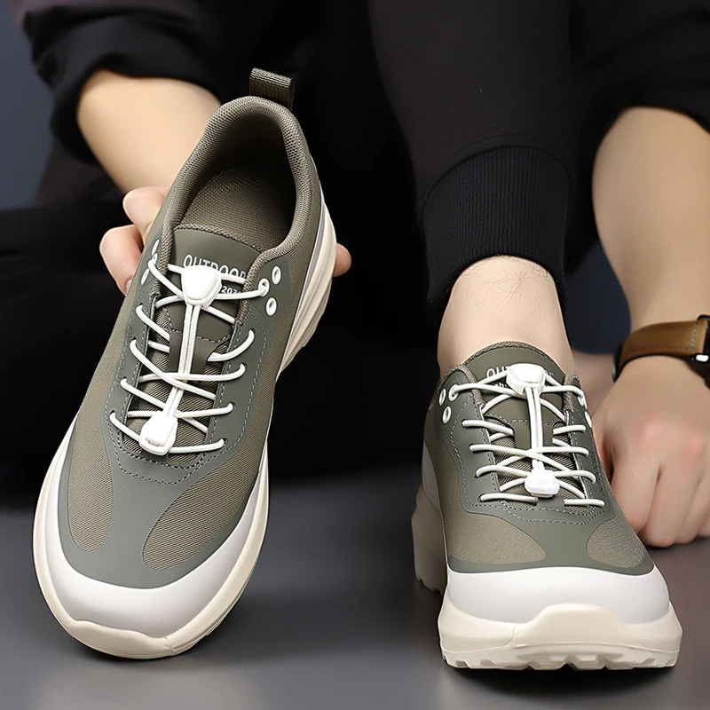 

Мужские повседневные сетчатые кроссовки, дышащая спортивная обувь, удобная прогулочная обувь, простые мужские уличные туфли на плоской подошве