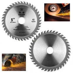 5inch 125mm Cutting Disc 40 Teeth Saw Blades Mini Cutting Circular Saw Blade For Wood Hard Alloy Tips Oscillating Tool Accessory
