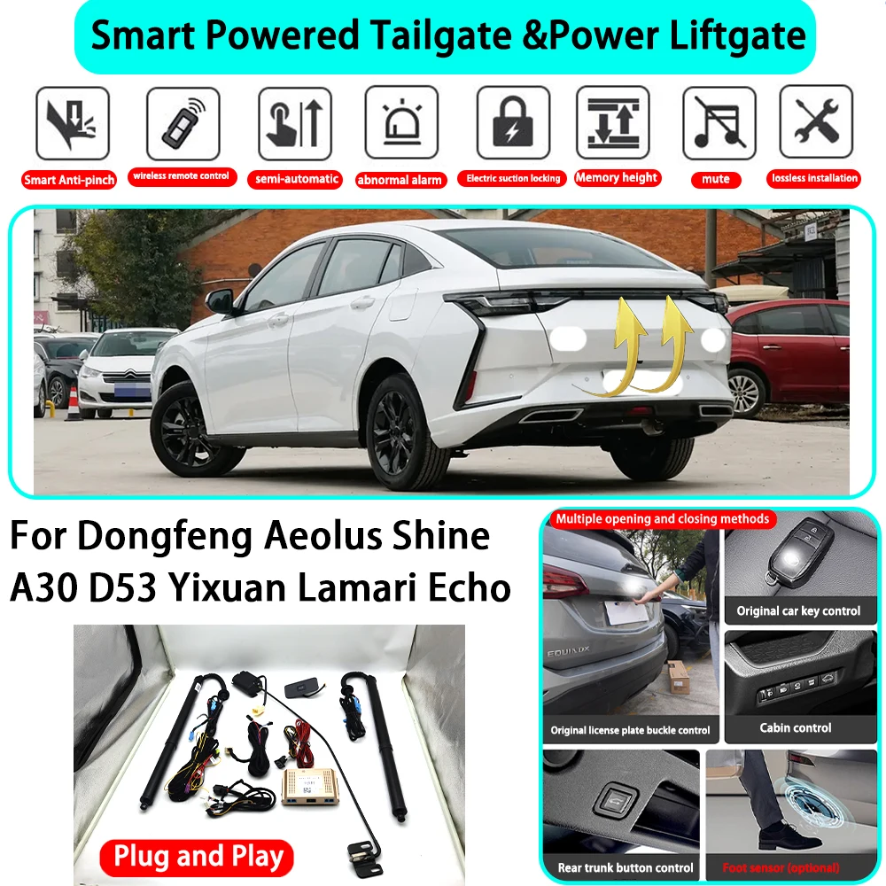 

﻿for Dongfeng Aeolus Shine A30 D53 Yixuan Lamari Echo OEM Smart Automatic Powered Tailgate Electric Power Tailgate Lift Kit