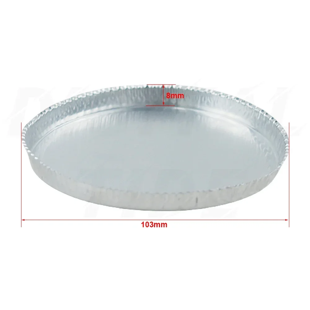 Laboratory Aluminum Foil Weighing Pan Moisture Analyzer Disposable Sample Pan Diameter 50 Pieces/Box 90MM