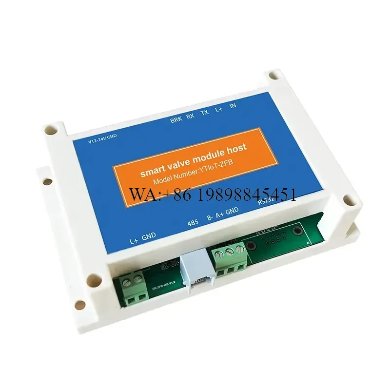 WMWMNU Wireless IOT Metal Pulse Valve Controller IP67 Waterproof Solenoid Actuator for Drip Irrigation Battery Operated