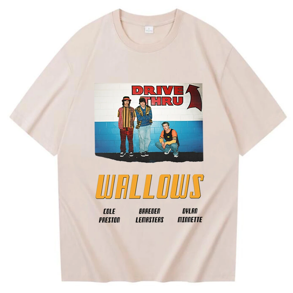 

Wallows Retro Shirt Wallows Album Shirt Wallows Merch Wallows Fan Gift O-Neck Short Sleeve Shirts Unisex