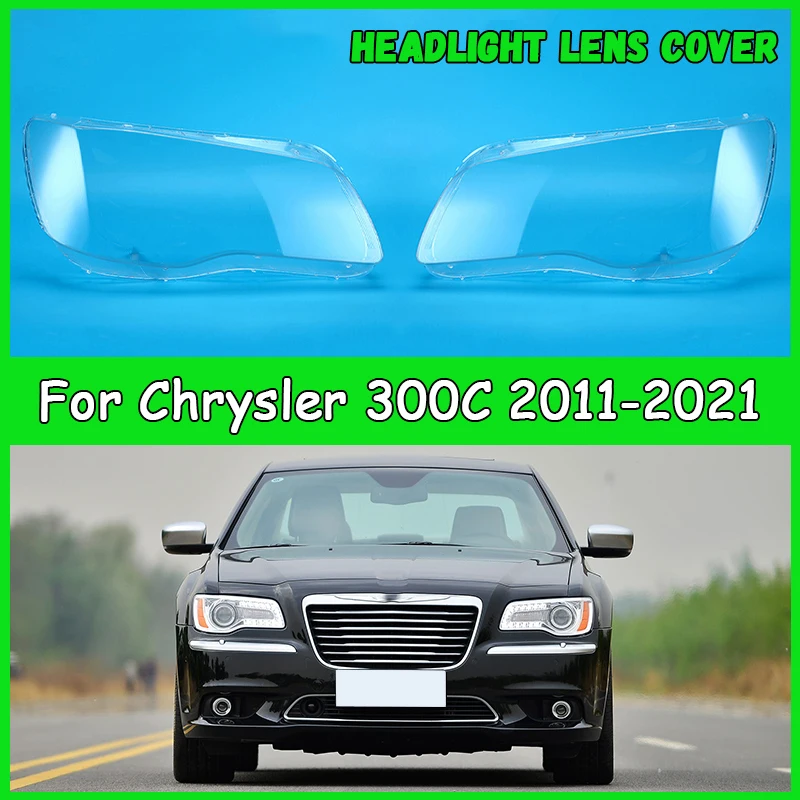 

For Chrysler 300C 2011-2021 Car Headlight Cover Headlamp Shade Head Lamp headlight lamp cover car accessories automobil parts