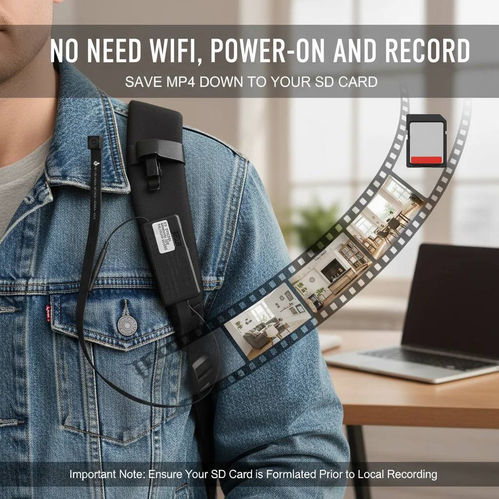 HD WiFi Mini Camera DIY Module Home Office Security Nanny Cam Alarm Remote Viewing, Miniature Camera with Motion Detection, App view 5