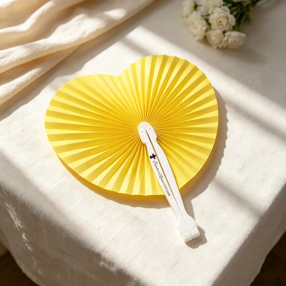 40Pcs Personalized Wedding Paper Fans Birthday Party Favors Paper Fan for Party Souvenirs Engagement Wedding Party Favors