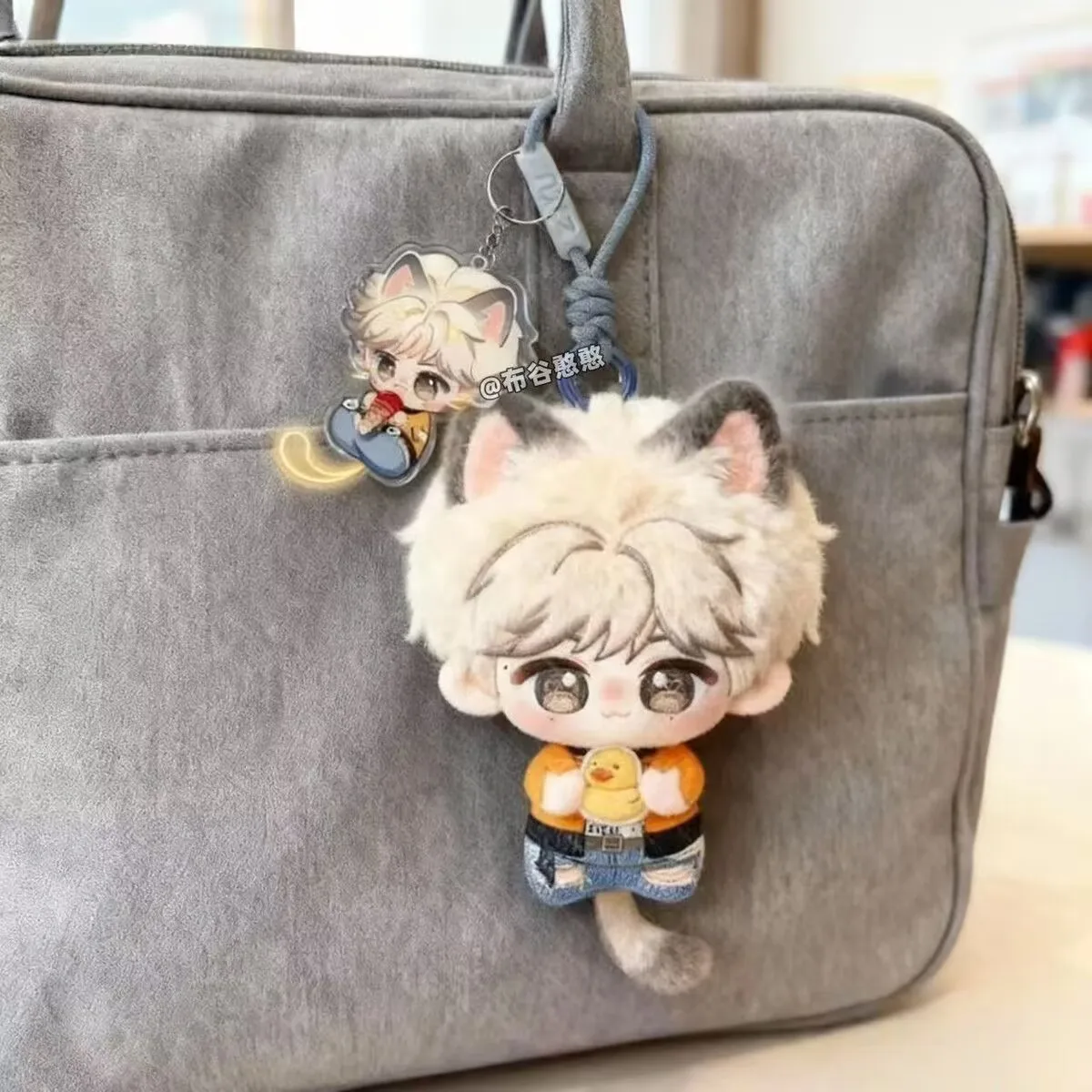 دمية قطنية أصلية أصلية من Ziyu مقاس 10 سم دمية قلادة أكريليك لطيفة للمشاهير مع مظهر عالي #1