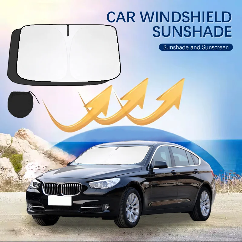 

Car Windshield Sun Shade Covers Front Window Sunscreen UV Parasol For BMW 5 Series GT F07 5GT Summer Car Accessories