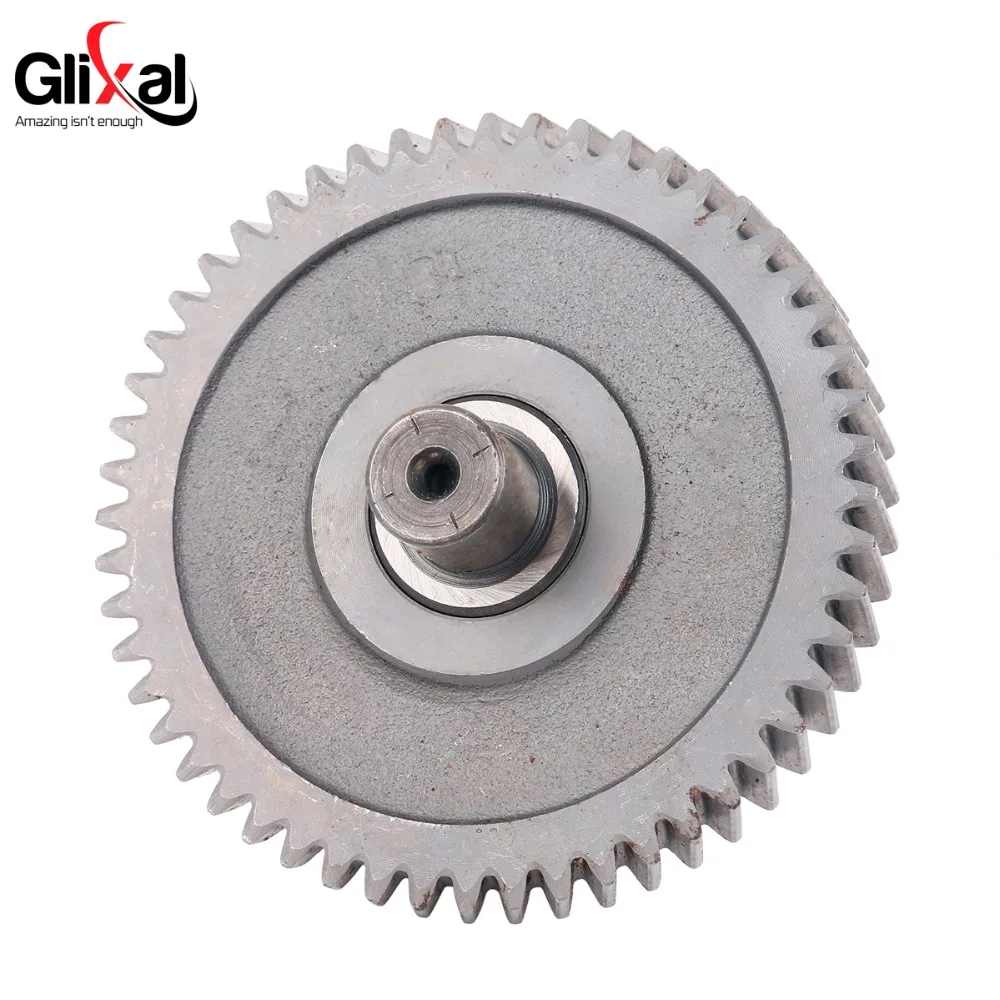 Glixal GY6 49cc 50cc Counter Shaft Reduction Gear for 139QMB 139QMA 4-Stroke Chinese Scooter Moped ATV Go-Kart