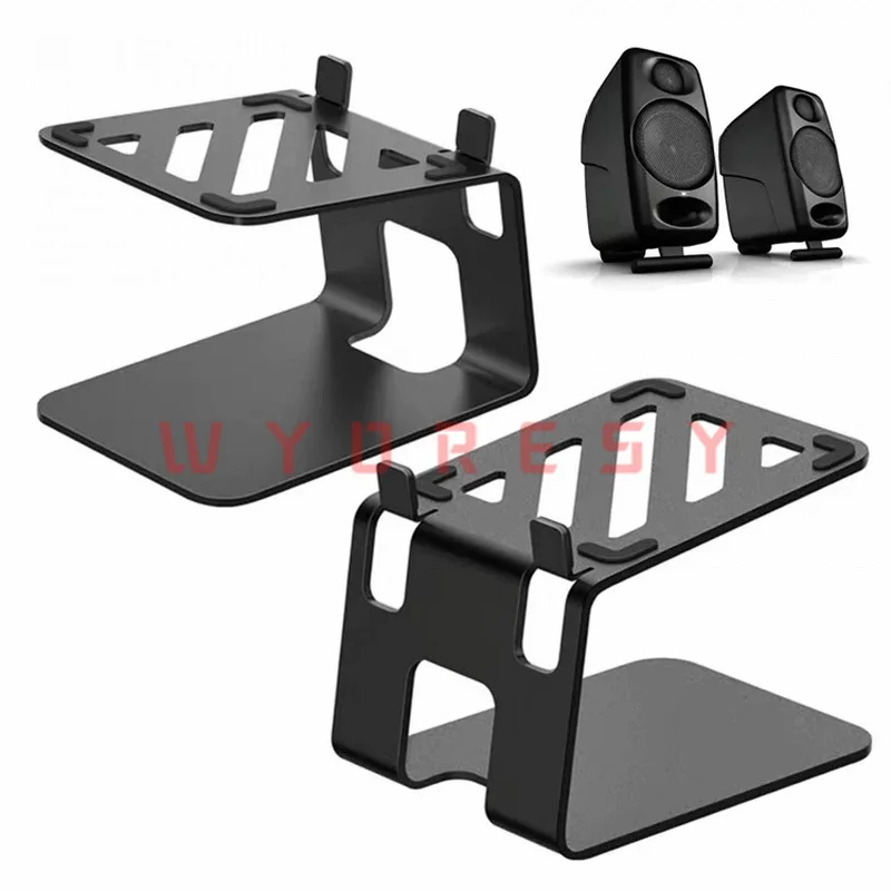 WYORESY for IK iLoud(MM/MM PRO/MTM MKII)Full Metal Desktop Stand Shock Absorption Reduces Resonance for Pure Monitor Sound