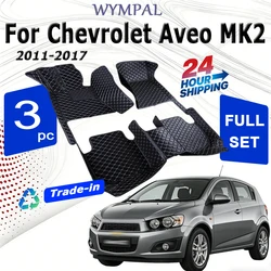 Car Floor Mats For Chevrolet Aveo MK2 Sonic 2011 2012 2013 2014 2015 2016 2017 Car Accessories