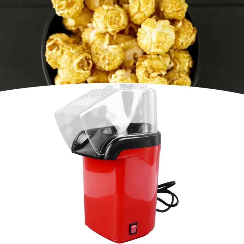 

Electric Hot Air Popcorn Maker Machine Detachable For Home Movie Night Party Healthy Snack Fast Popping