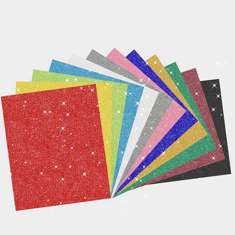 Glitter Vinyl Heat Transfer 3D, Metallic Heat Transfer Vinyl Sheets Iron On, Glitter Heat Transfer HTV Vinyl