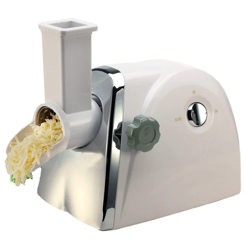 Rallador Eléctrico de Queso, Rallador de Acero Inoxidable de 300W 110-120V, Equipo de Cocina para el Hogar y Restaurantes