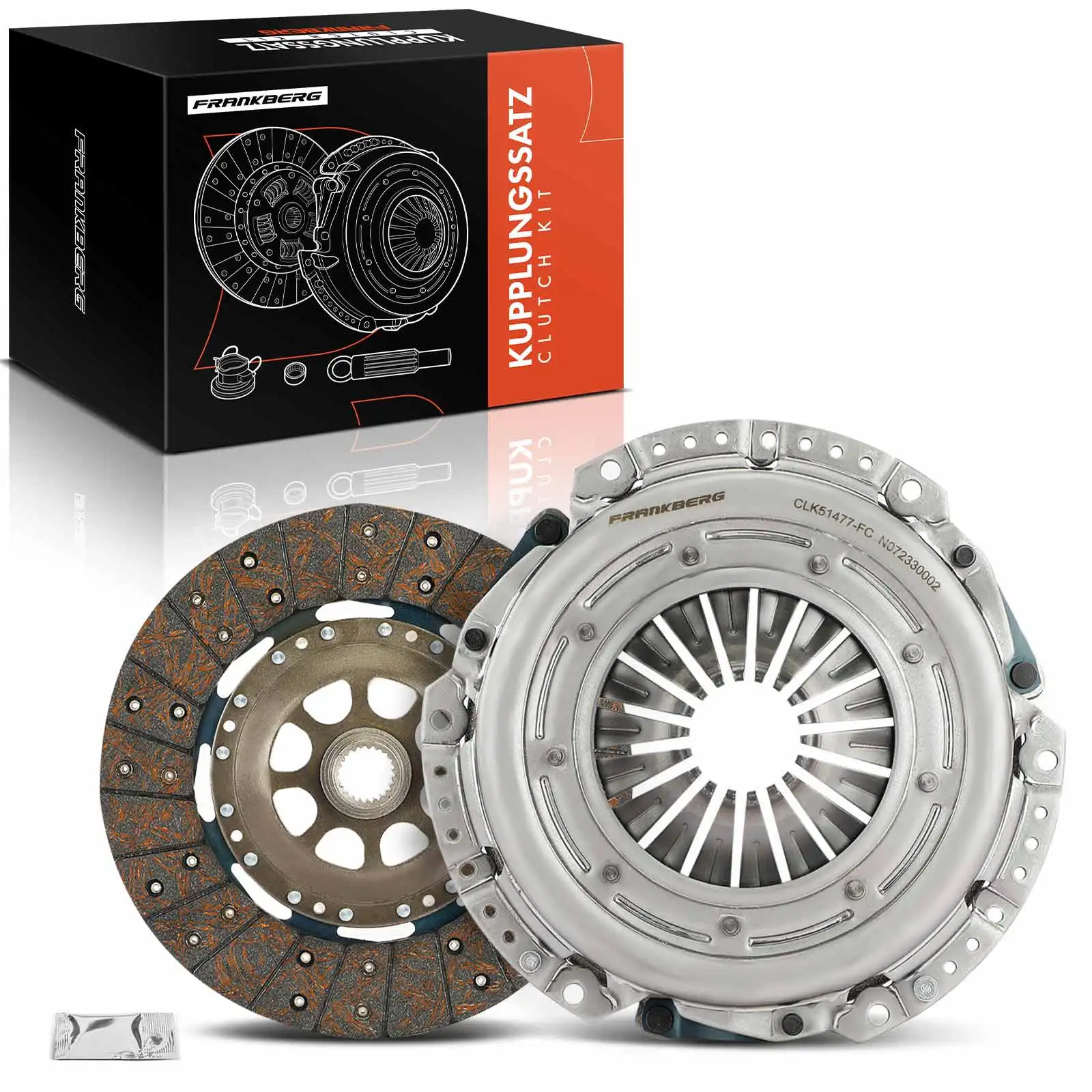 Frankberg 1x Kupplungssatz für Chevrolet Captiva C100 C140 Opel Antara L07 2.2L Bj ab 2010 25187231 625318809 4820627 3000951477