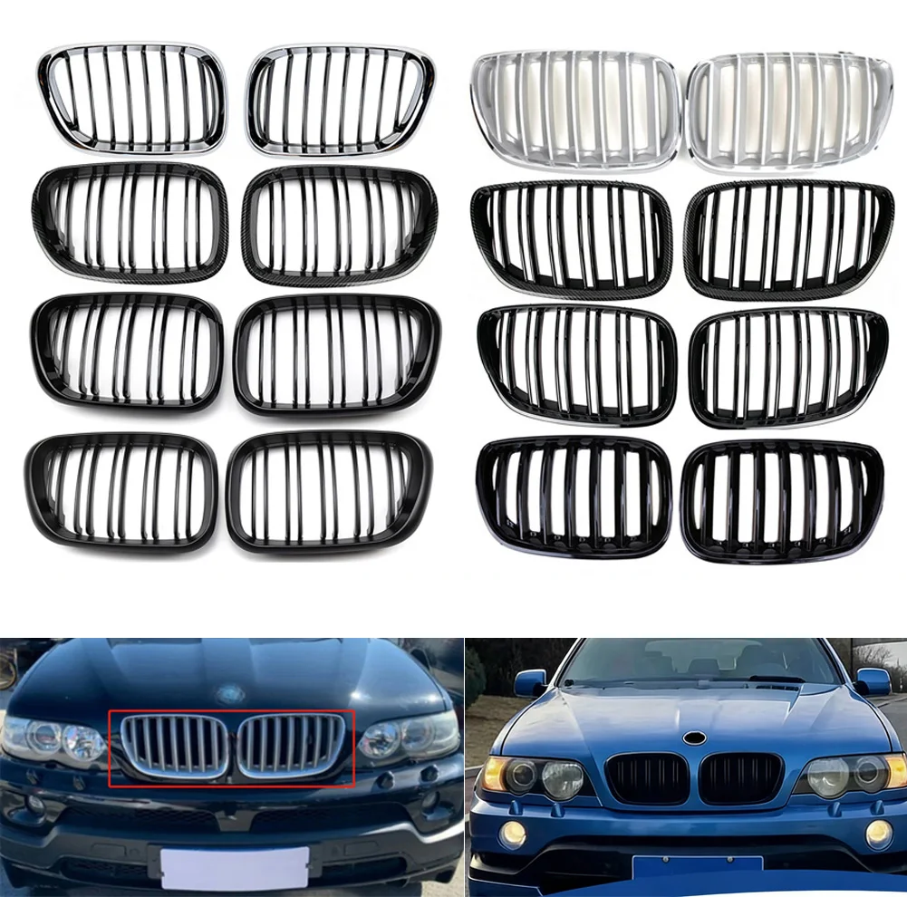 

Передняя спортивная решетка радиатора для BMW X5 E53 1999-2003/LCI 2004-2006