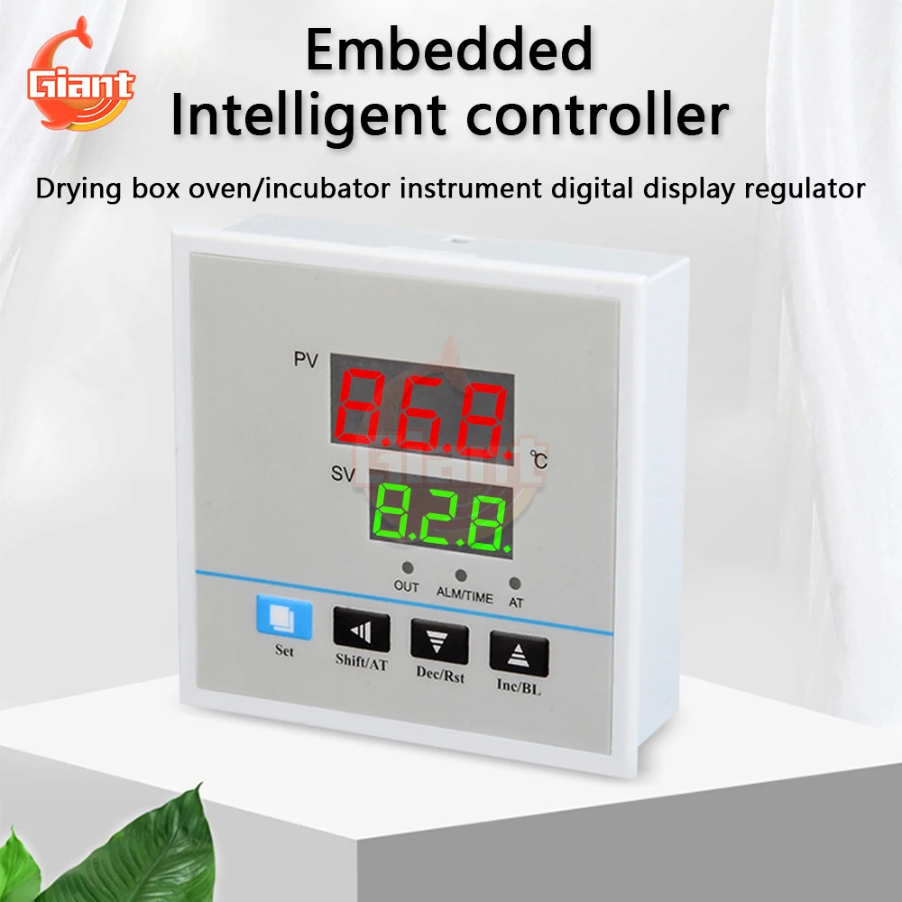 AC220V Digital Temperature Controller PID Adjustable Temperature Control Switch Timer Smart SSR Relay Thermostat 2023 Newest