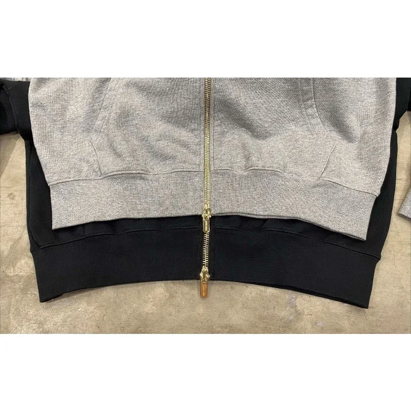 男女兼用カスタムルーズフードジャケット、同じスタイルのトップス