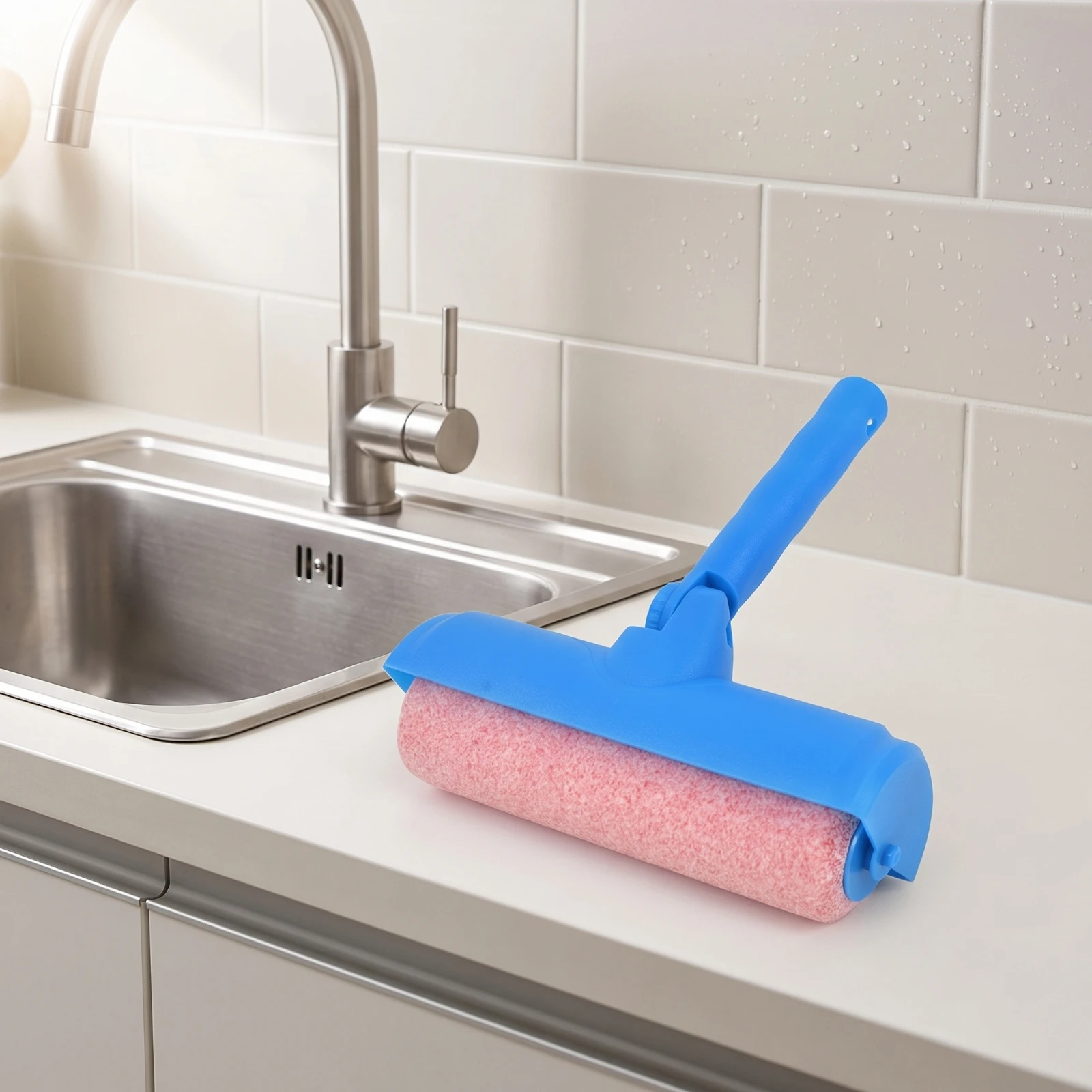 Ceiling Roller Brush Detachable Wall Paint Roller Applicator Washable Reusable for DIYers, Home Improvement