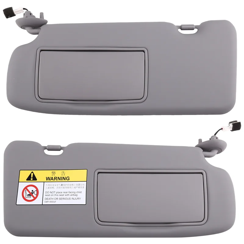 

ABXN-Sun Visor Gray 83230-TLY-H11ZB 83280-TLY-H11ZB For Honda CRV CR-V 2017-2021 W/Mirror Light Left Right