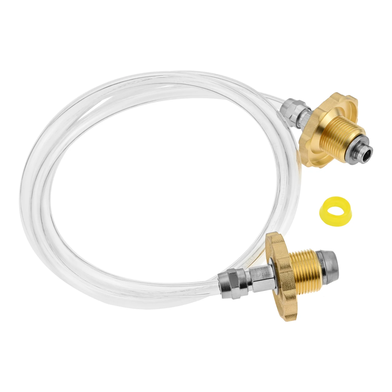 

3 Pieces Set Outdoor Camping 8*5 Two-Head Connection Gas Tank Filling Valve Stainless Steel Cylinder Adapter Coupler Adaptor