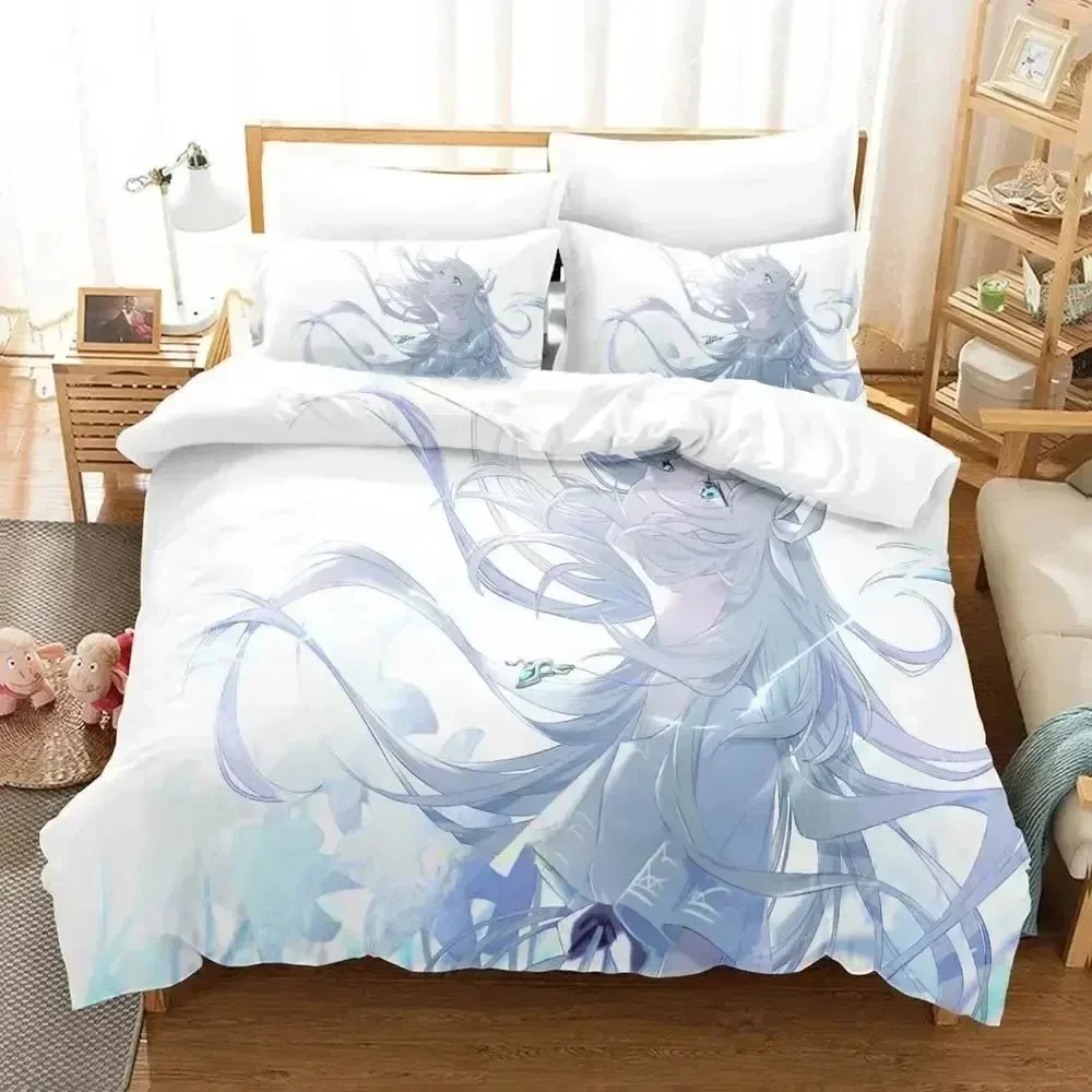 

Ender Lilies Quietus of the Knights 3D NEW Duvet Cover Pillowcase Bedding Set Adult Boy Girl Bedroom Decoration Single Double