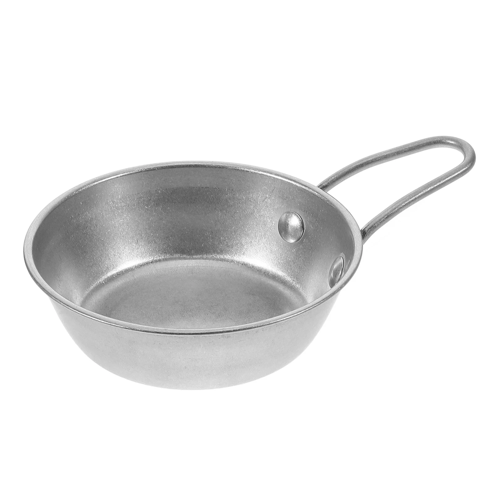 

Stainless Steel Camping Bowl Vintage Korean Design Durable Heat Resistant Outdoor Picnic BBQ Lightweight Portable Foldable Soup