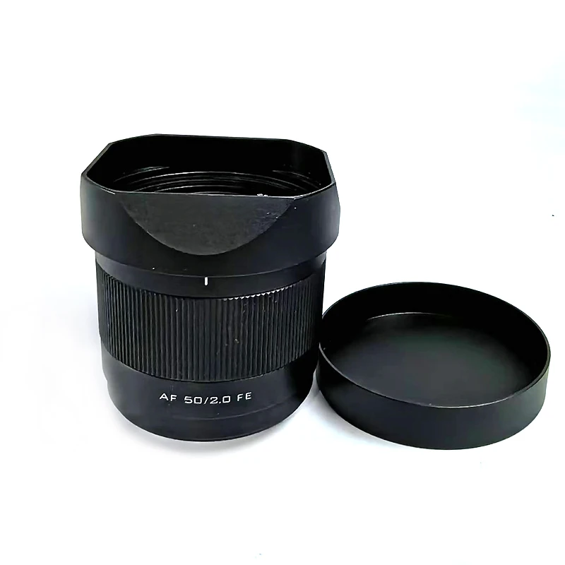 

Bayonet Metal Square Lens hood With Free Metal Cap for Viltrox 50mm F2.0