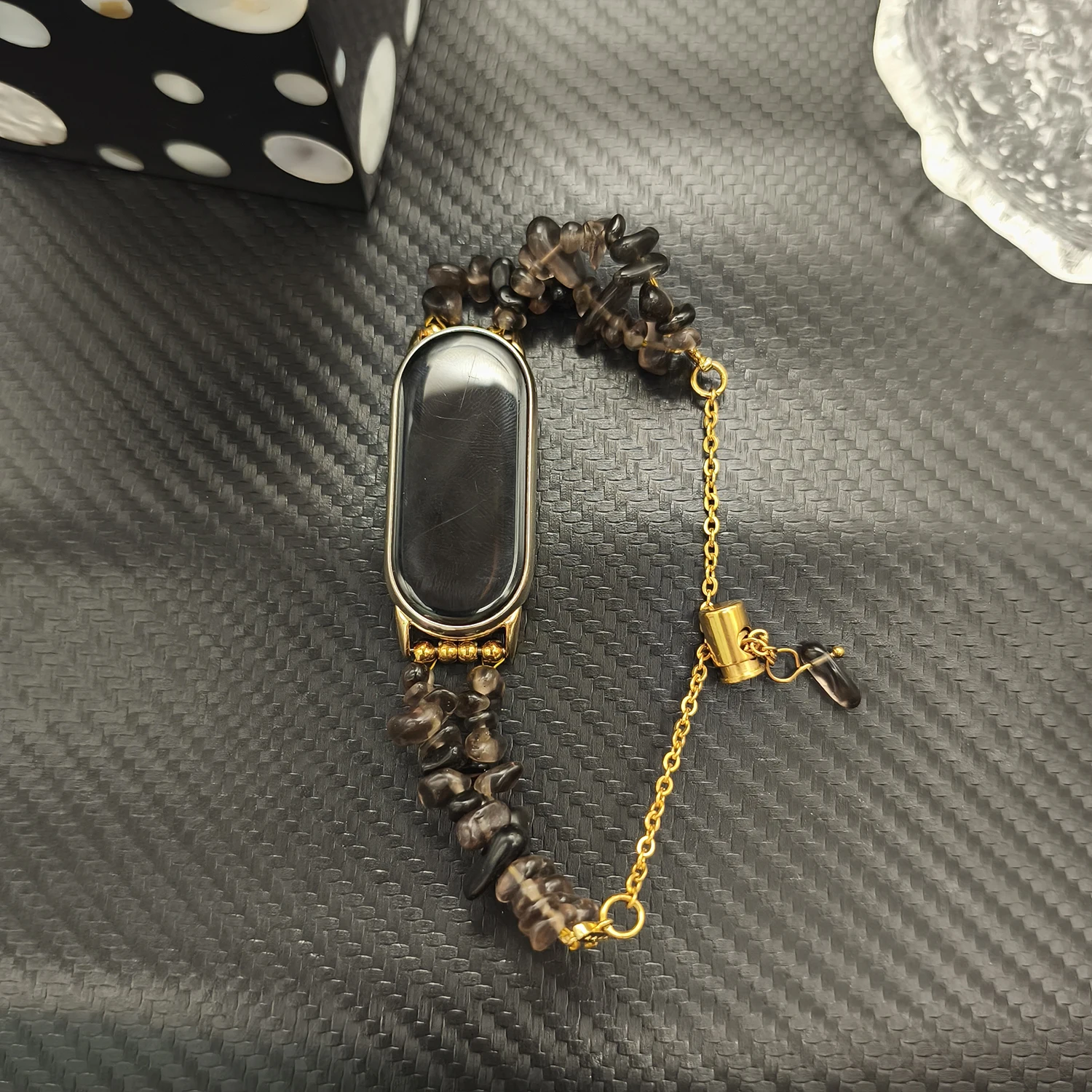 Fortschrittliches unregelmäßiges Kristallstein-Armband für Redmi Watch 4/5/6 für Xiaomi 8 9 10 Pro Mädchen-Armband für Huawei-Armband 8/9/10 – Detail 12