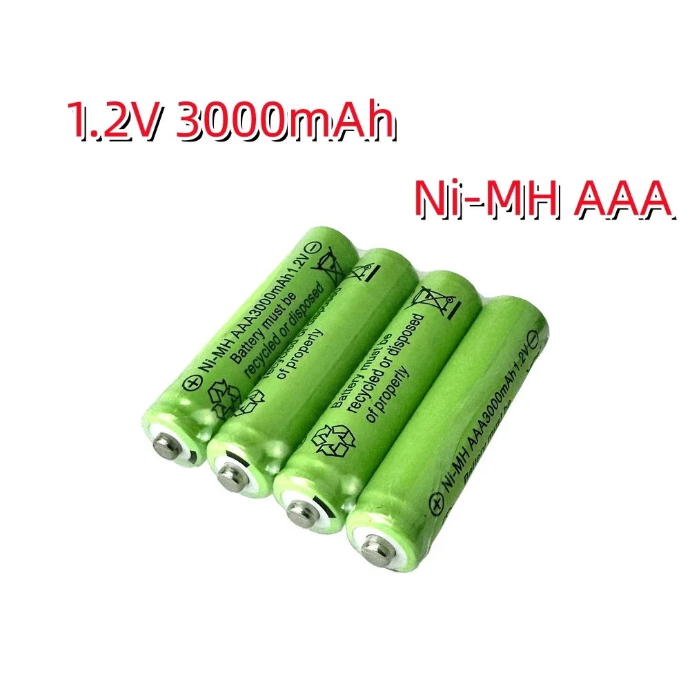 1.2V NI-MH 3000mAh AAA Rechargeable Battery For Electric Toothbrush Flashlight Mouse Clock Toy Keyboard Watch 3A Battery image 5