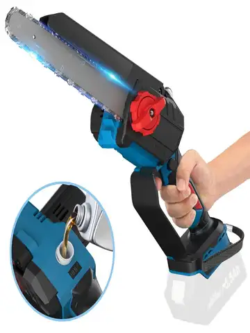 Nananuu 8 인치 미니 무선 전기 전기 톱 (배터리 없음) Makita 18V 배터리 전동 공구 용 소형 핸드 헬드 목공