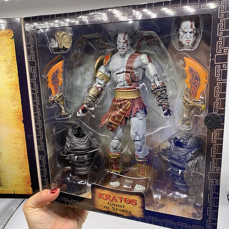 Figurine Kratos God Of War III – Statue PVC 20 Cm, Collection Personnage Mythique, Décoration Bureau Ou Cadeau Fan