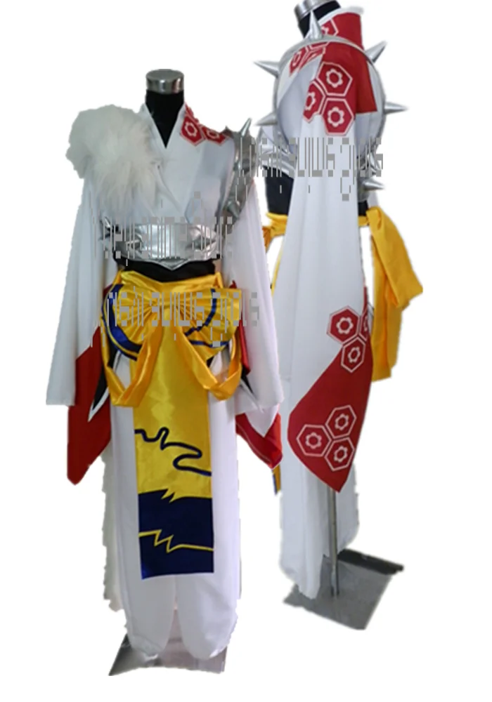 Anime Cosplay Costume Sesshoumaru Kimono For women men And Adult Costume Halloween Full set