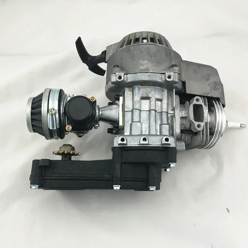 2 stroke motorcycle engine assembly for Pocket bike mini moto 43cc 47cc 49cc with transmission gear box