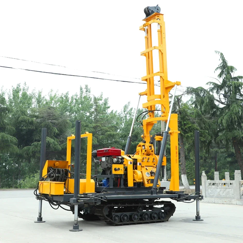 Factory 150 Meter Deep Diesel Hydraulic Borehole Drilling Rig Machine Portable Water Well Drill Rig Machinery Price for Mexico