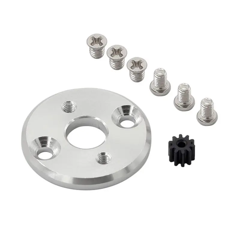 BEDW-MN78 Gearbox Transmission Gear Set Motor Pinion Gear 370 Motor Bracket For MN78 MN82 1/12 RC Car Upgrade Parts