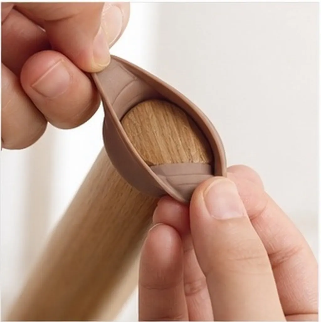 8Pcs Furniture Feet Cover Pads Silicone Chair Leg Protection Caps Non-Slip Shockproof Soundproofing for Hardwood Floor