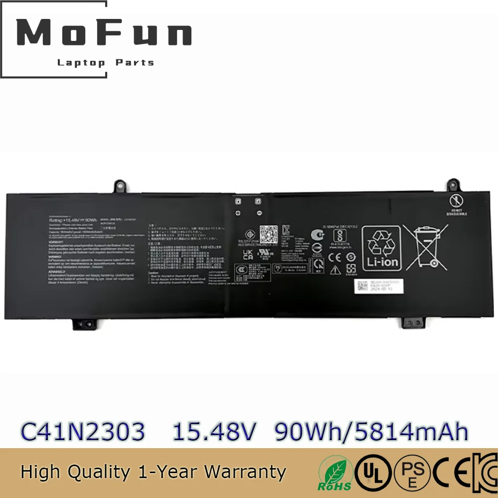 

C41N2303 for ASUS ROG Zephyrus ProArt P16 H7606WI G16 GU605MV GU605M GU605MI GU605MV 0B200-04450000