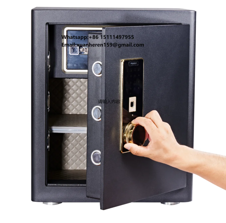 

Custom Security Digital Money Safe Box Anti-theft Fingerprint Home Hotel Office Electronic Safes 60x40x36cm Model