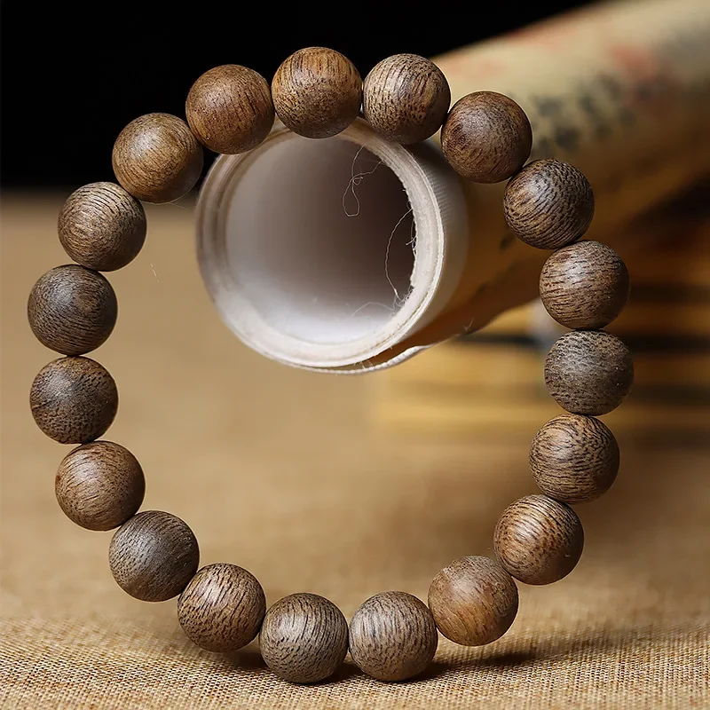 

Factory Indonesia Tarakan Buddha single-wrap round beads rosary bracelet men and women crafts