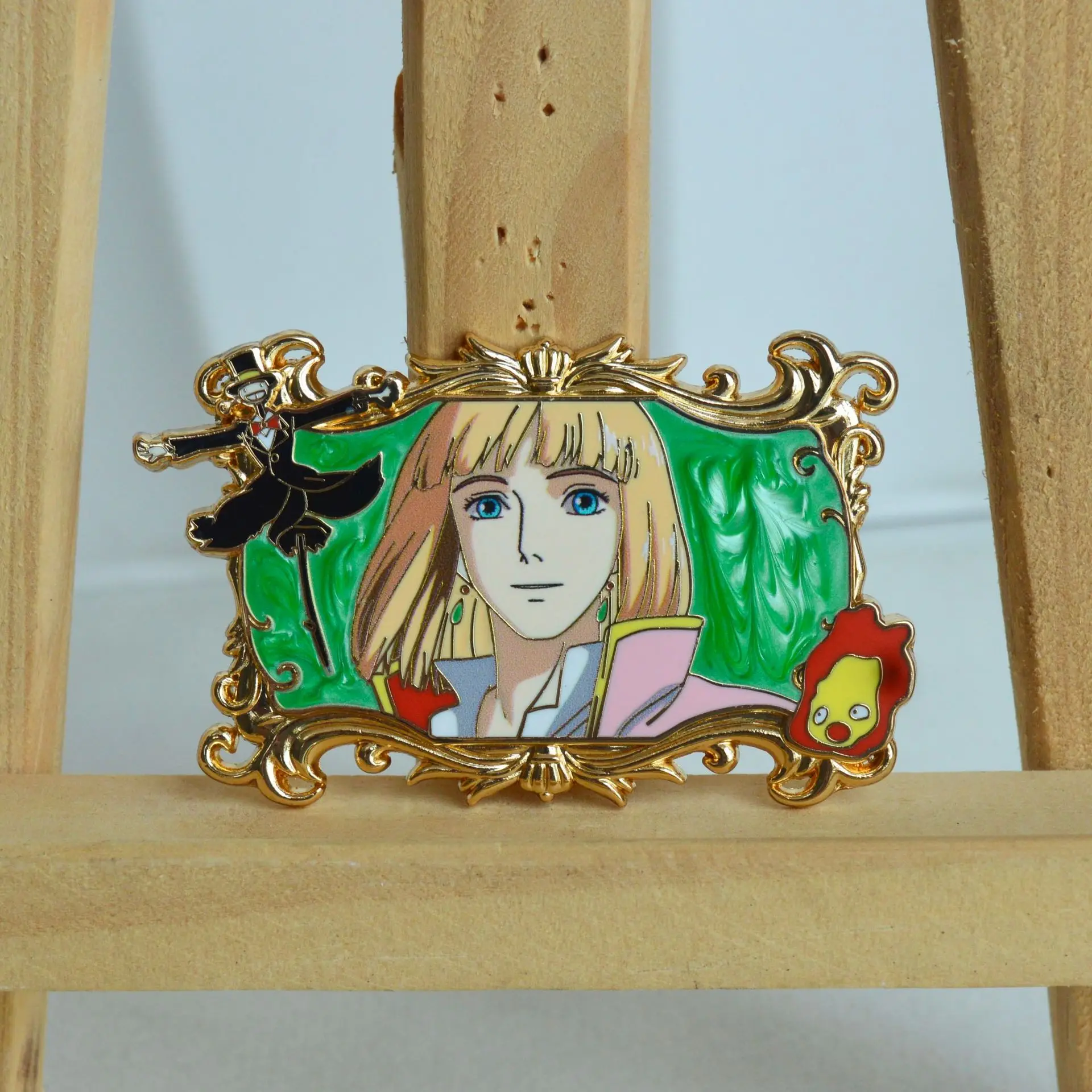 Bros Penyihir Film Anime Jepang untuk Pakaian Pin Kerah untuk Ransel Wanita Pin Enamel Lencana Logam Mainan Aksesori Perhiasan