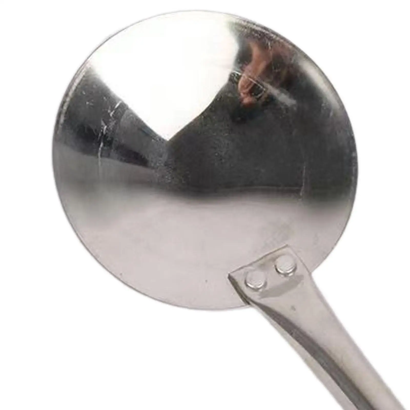 Flat Bottom Tofu Spoon Heat Resistant Stainless Steel Ladle for Home Cooking Soup Rice