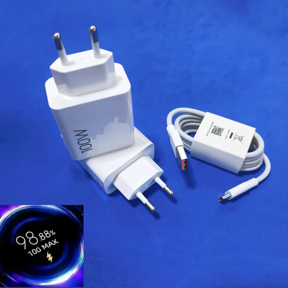 

Зарядное устройство 100 Вт для Xiaomi Mi 15 Pro, адаптер питания с быстрой зарядкой Turbo, кабель Type-C 6А, для Mi 13 14 Ultra Turbo 4 3 K90 K80 POCO F8 X7