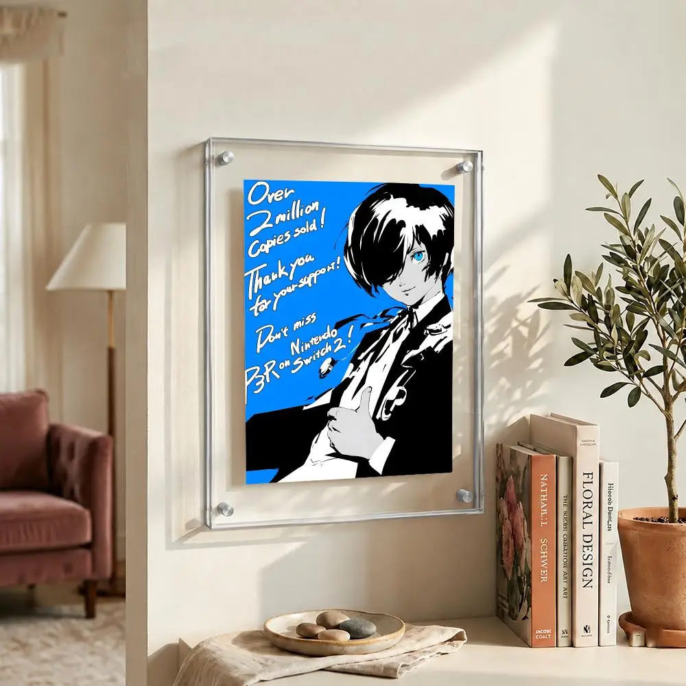Game Persona 3 Reload Poster High-definition  stickers, suitable for bedroom, living room, home decoration